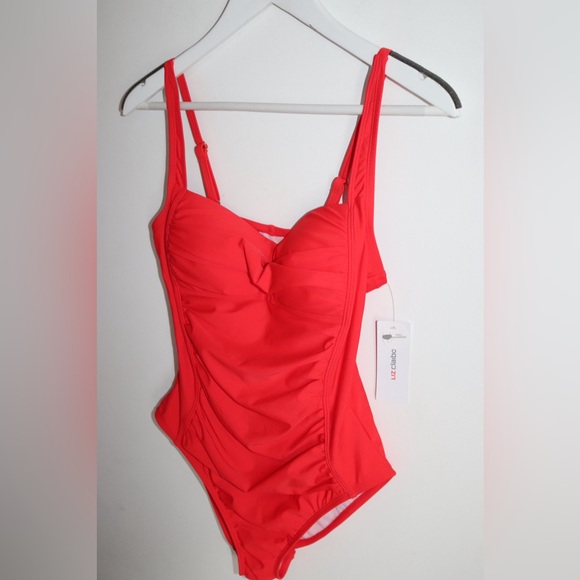 Liz Clairbourne | Slimming Swimsuit Size 6 NEW - Picture 3 of 6